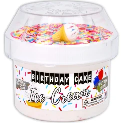Birthday Cake Ice Cream Slime