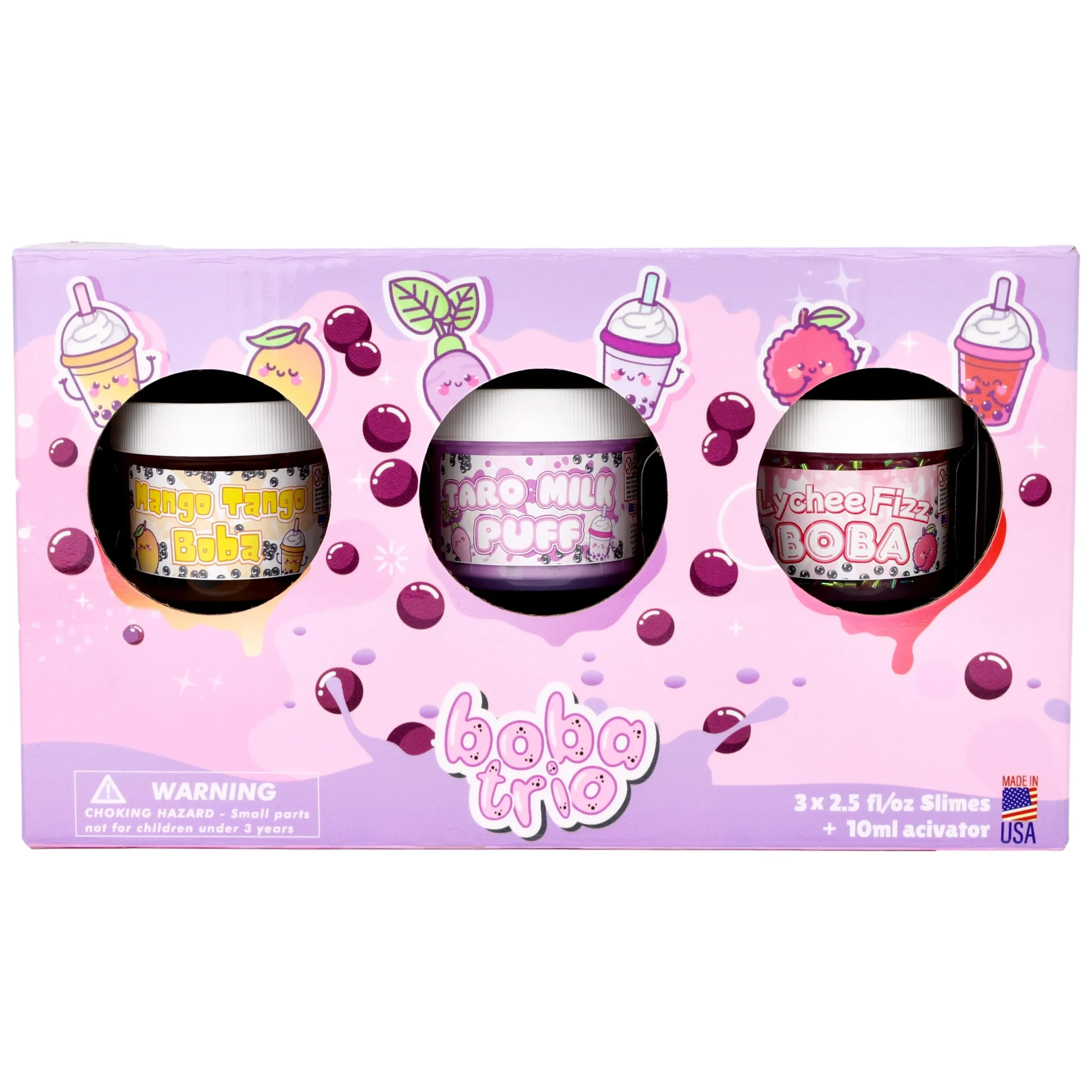 Boba Slime Trio