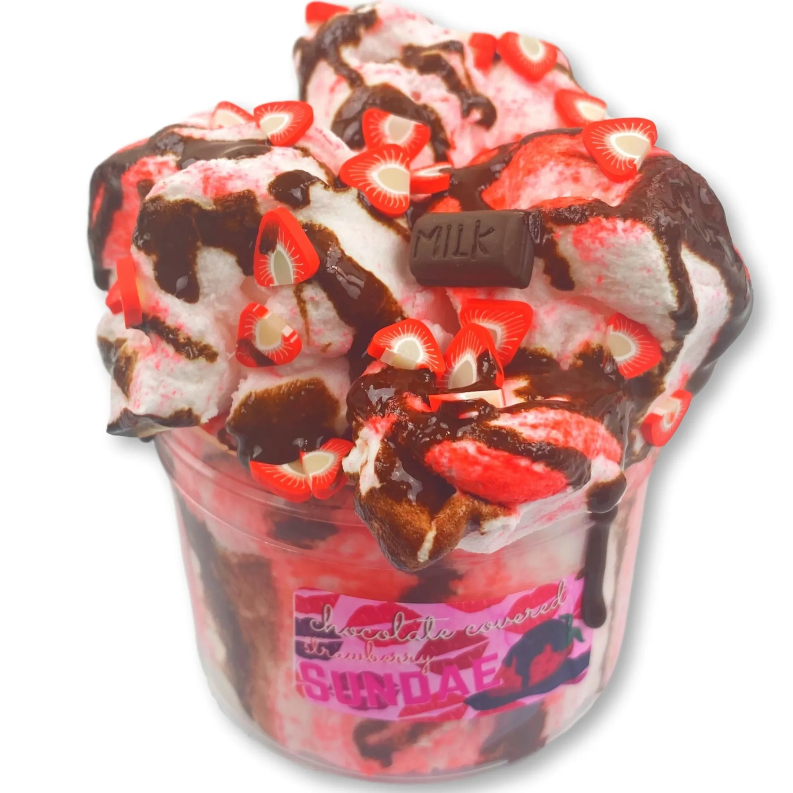 Chocolate Covered Strawberry Sundae