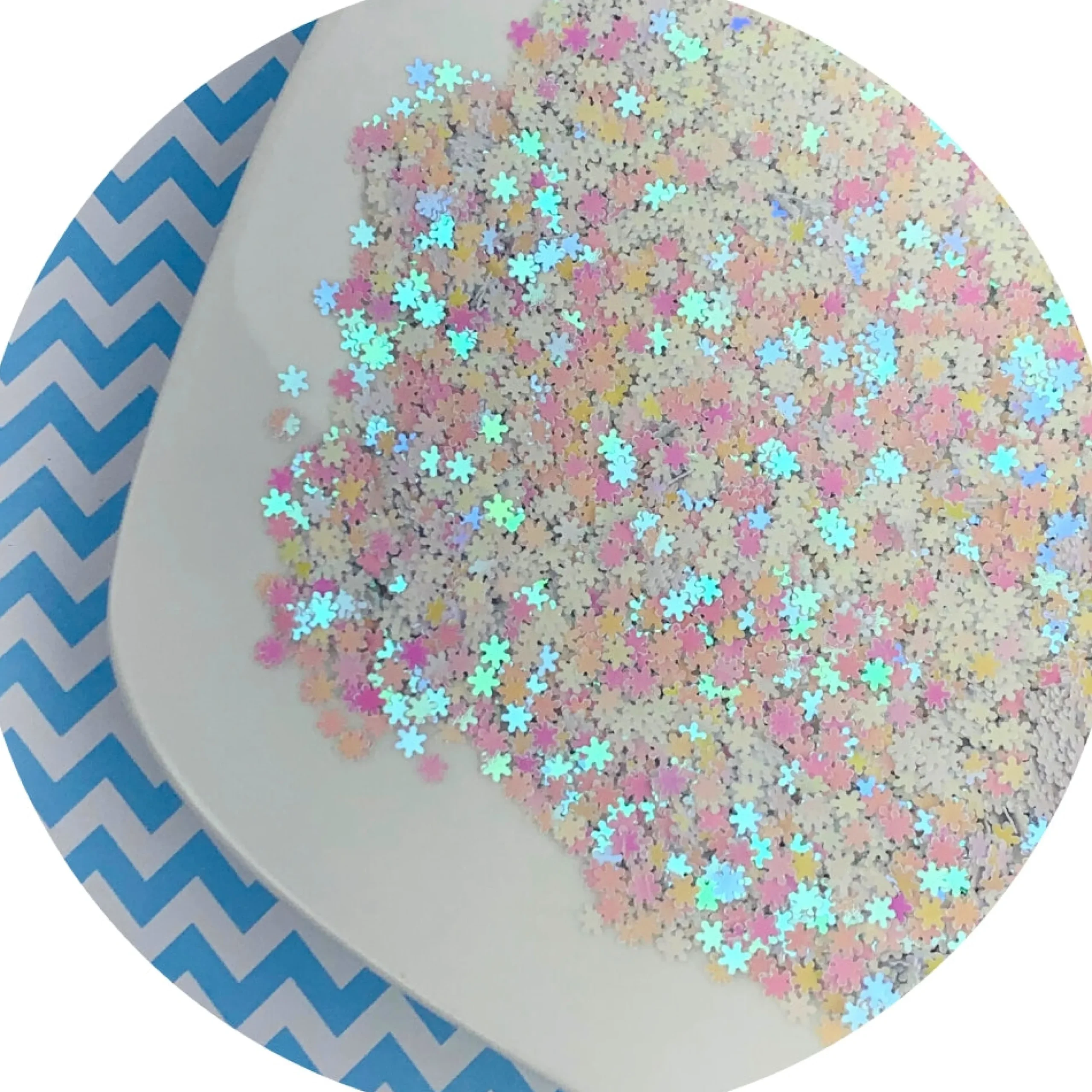Holographic Snow Flakes - 3 colors!