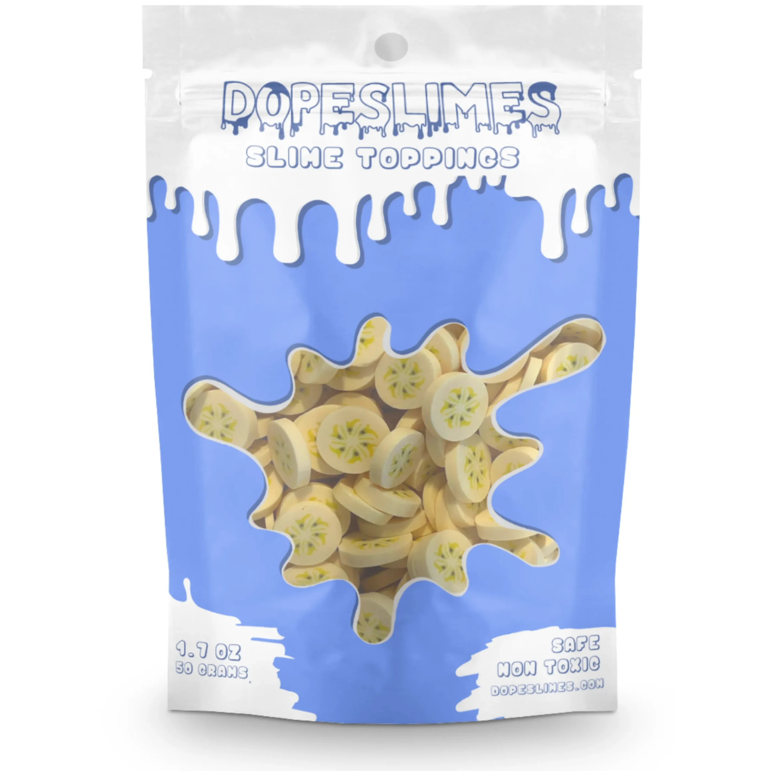 Jumbo Banana Fimo Slices