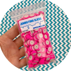 Jumbo Dragon Fruit Fimo Slices