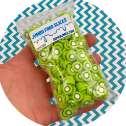 Jumbo Kiwi Fimo Slices