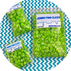 Jumbo Kiwi Fimo Slices