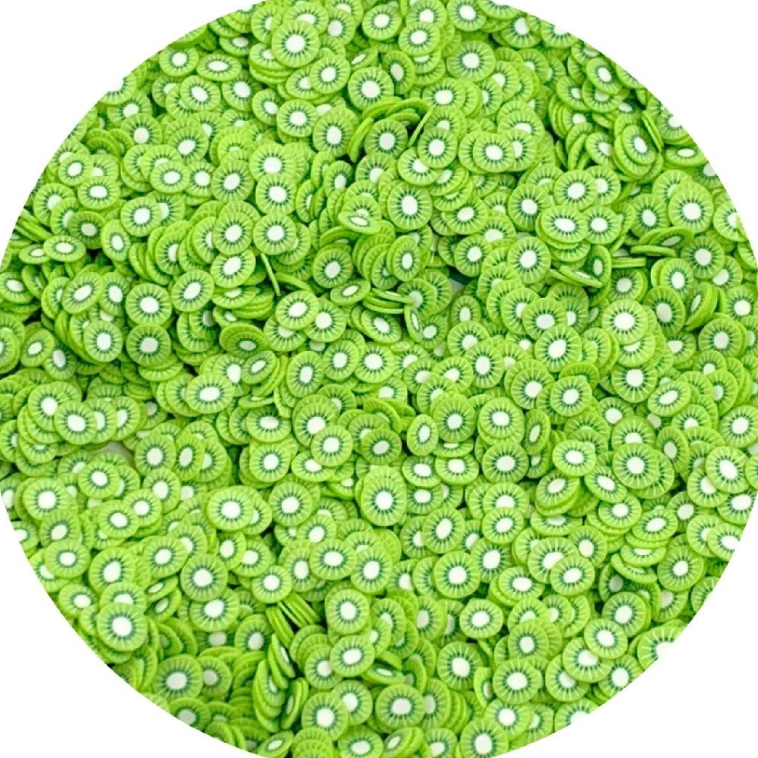 Kiwi Fimo Slices