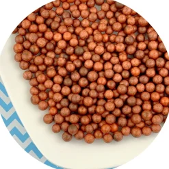 Large Brown Foam Beads