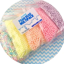 Multi-Pack Large Pastel Foam Beads