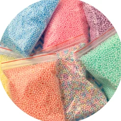 Multi-Pack Small Pastel Foam Beads