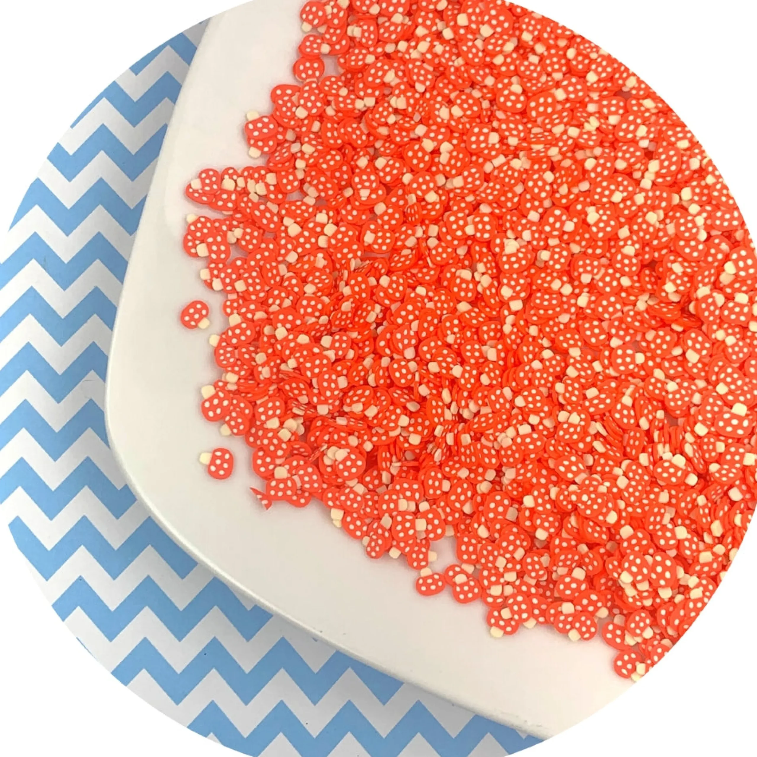 Mushroom Fimo Slices