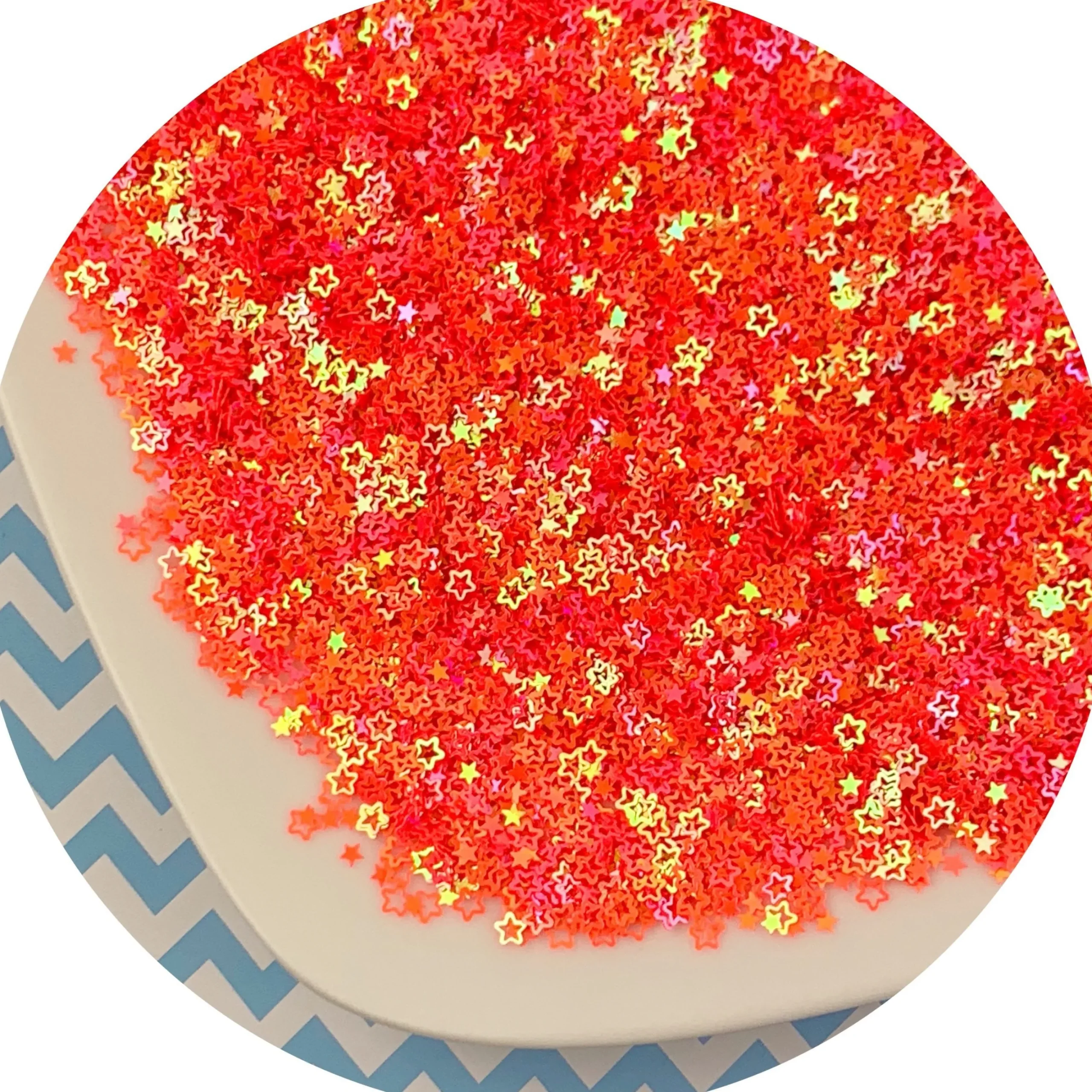 Neon Pink Stars