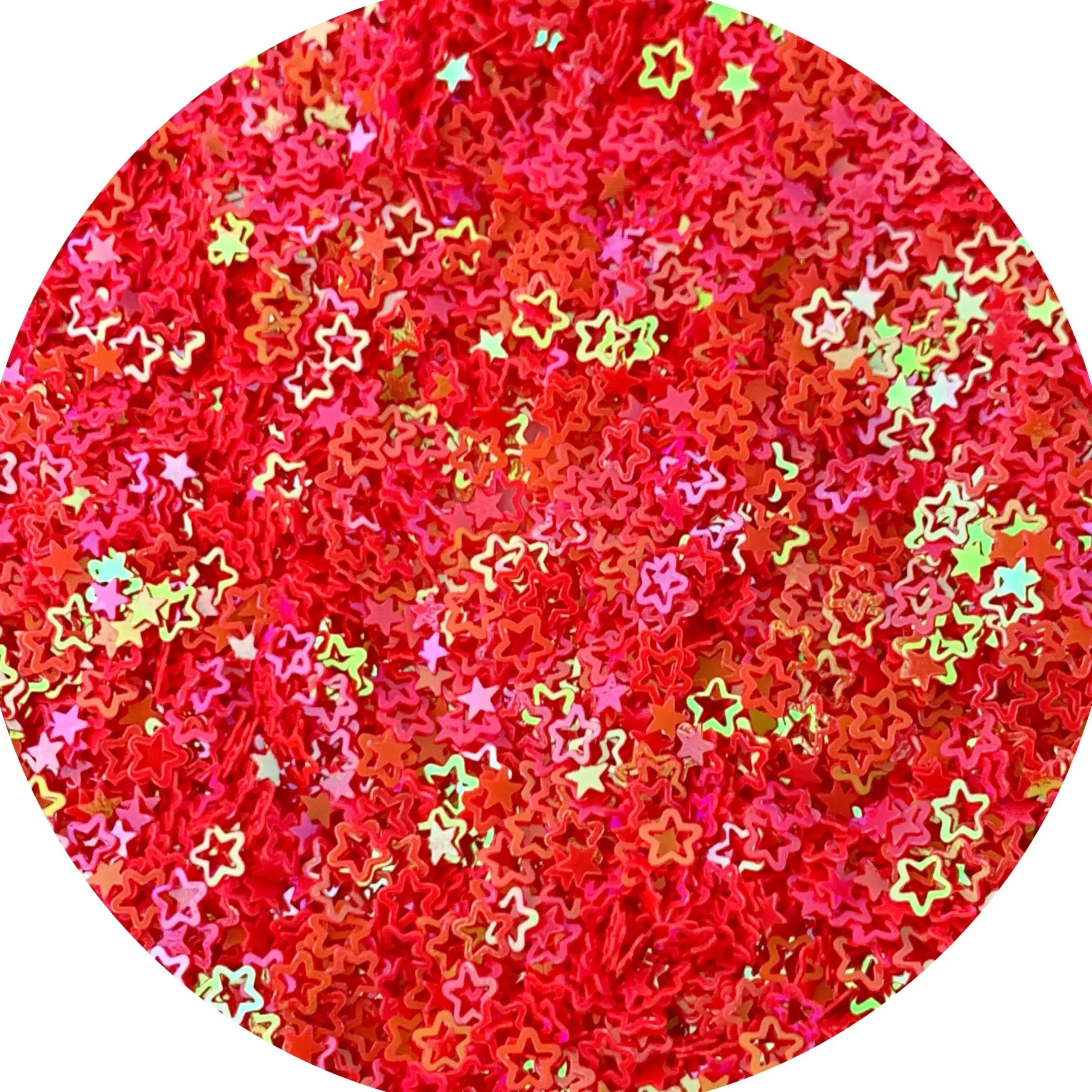 Neon Pink Stars