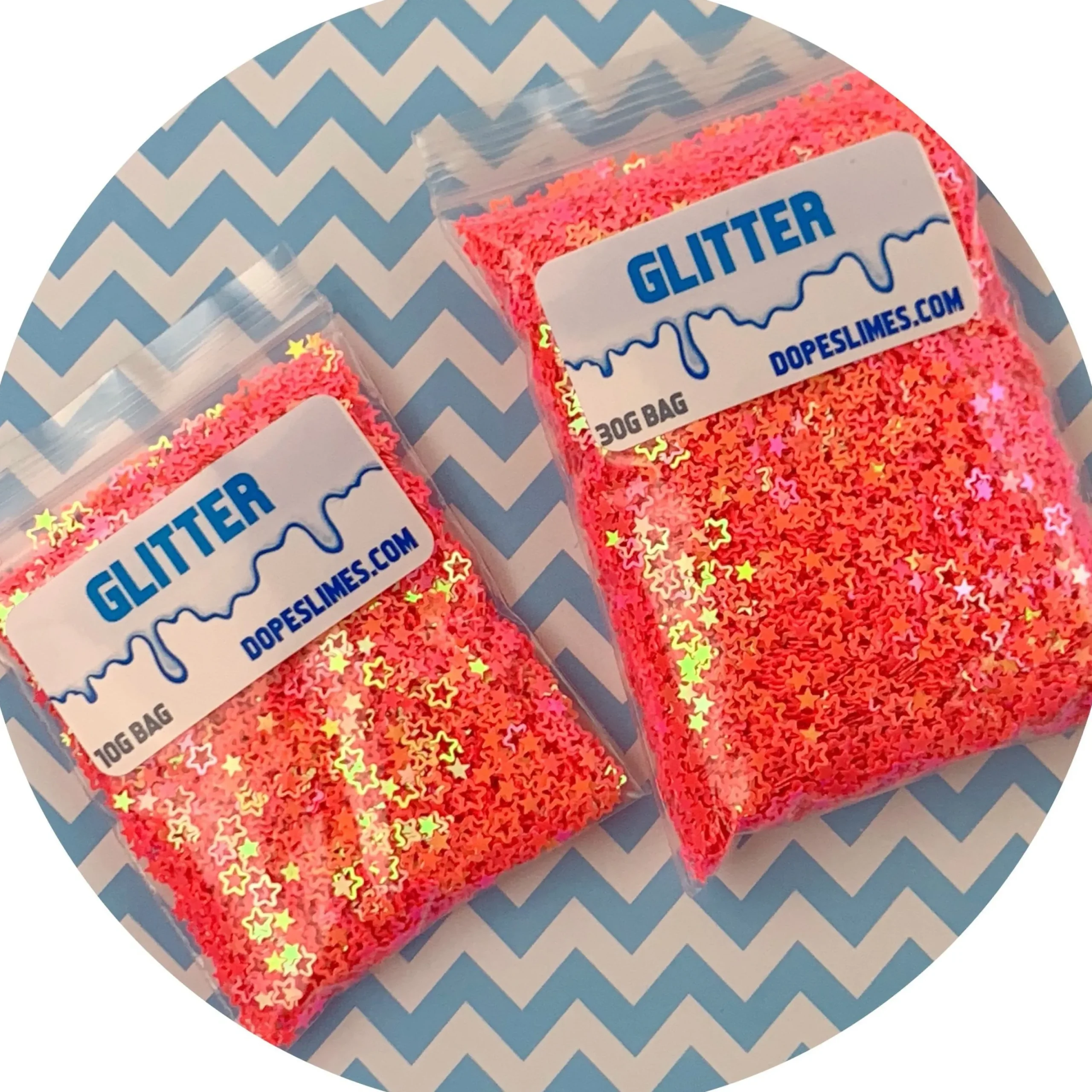 Neon Pink Stars