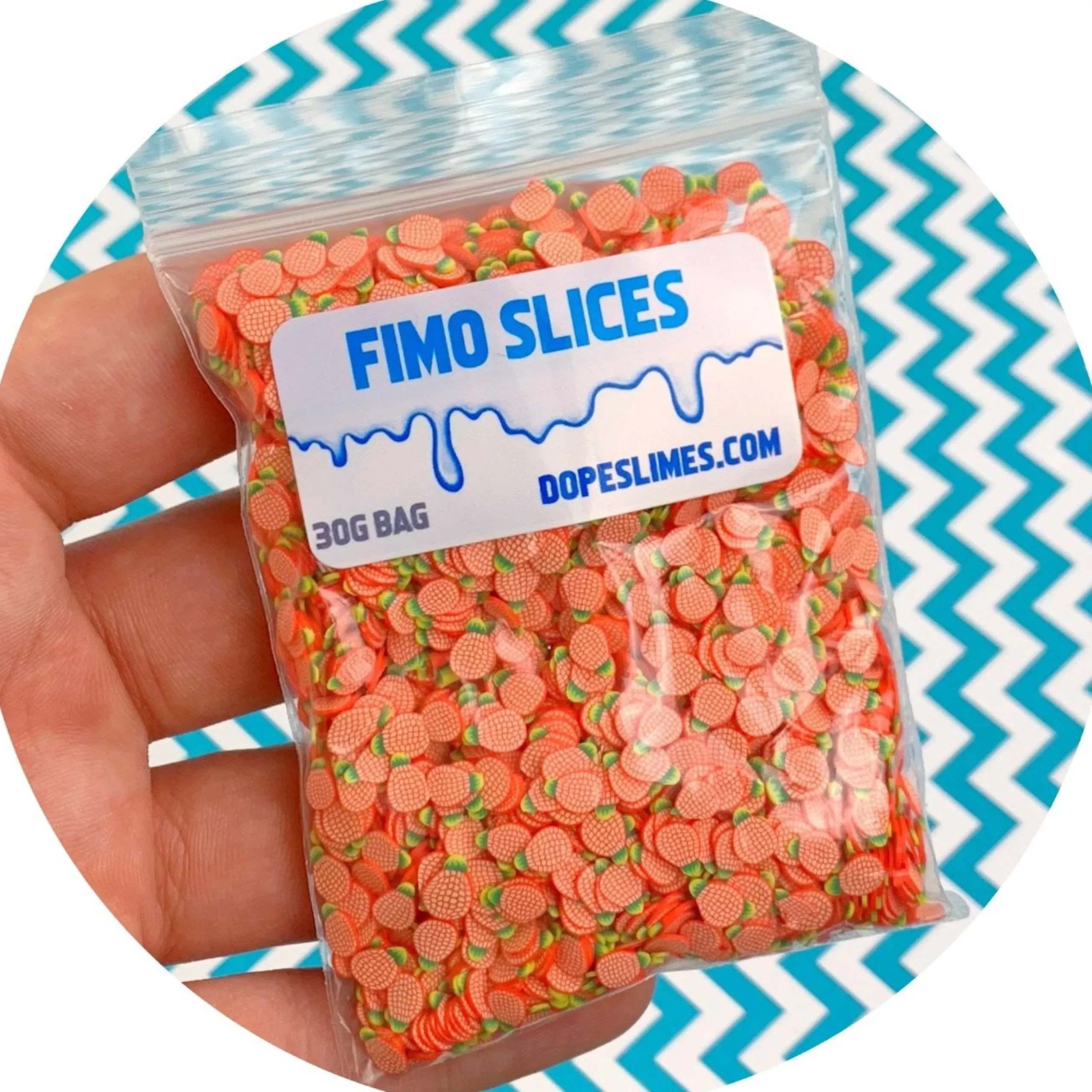 Pineapple Fimo Slices
