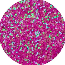 Purple Holographic Stars