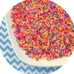 Rainbow Birthday Faux Sprinkles