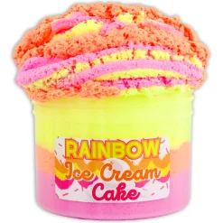 Rainbow Ice-Cream Cake
