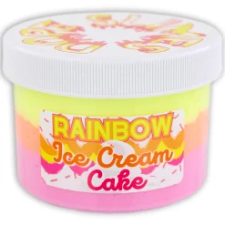 Rainbow Ice-Cream Cake