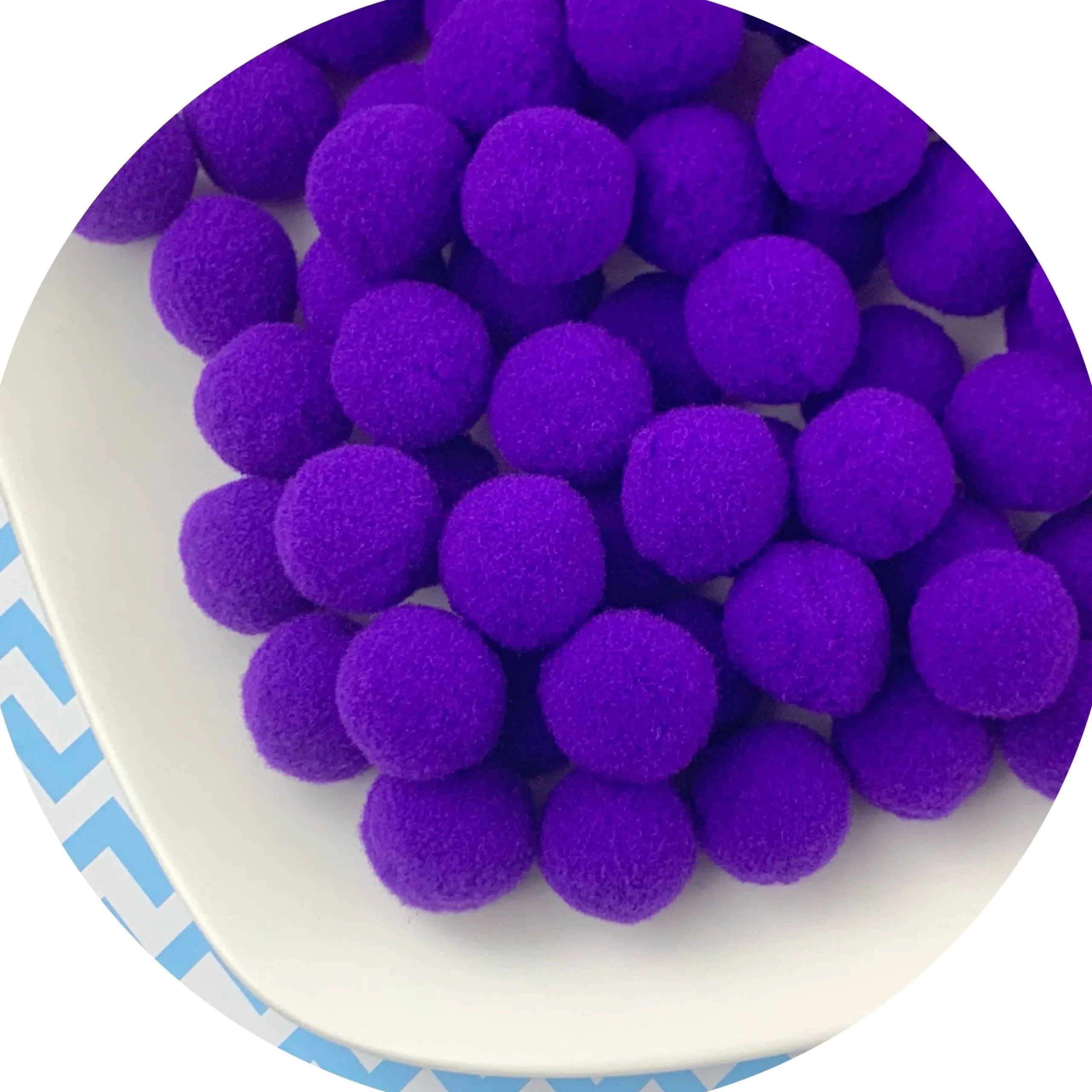 Single Colored Pom Poms