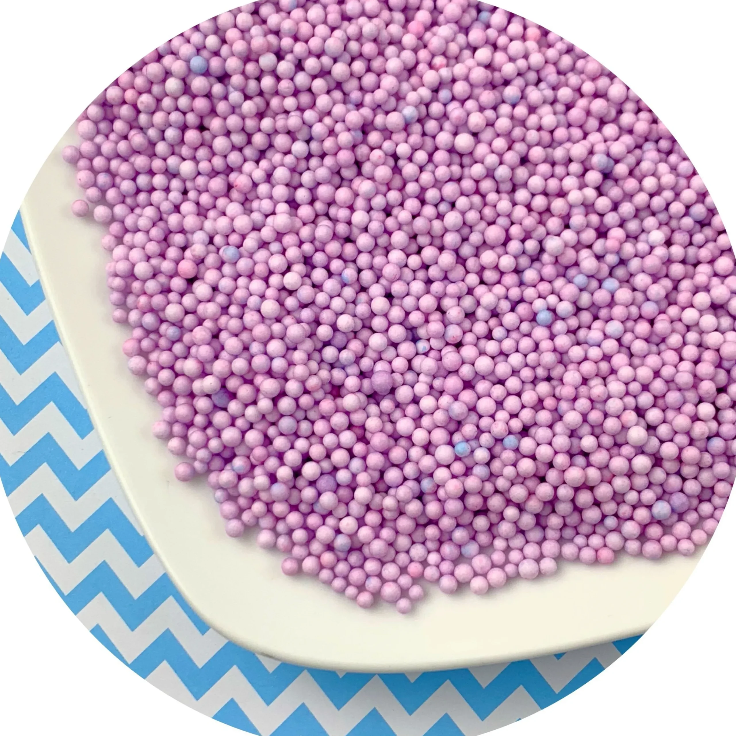 Small Pastel Foam Beads
