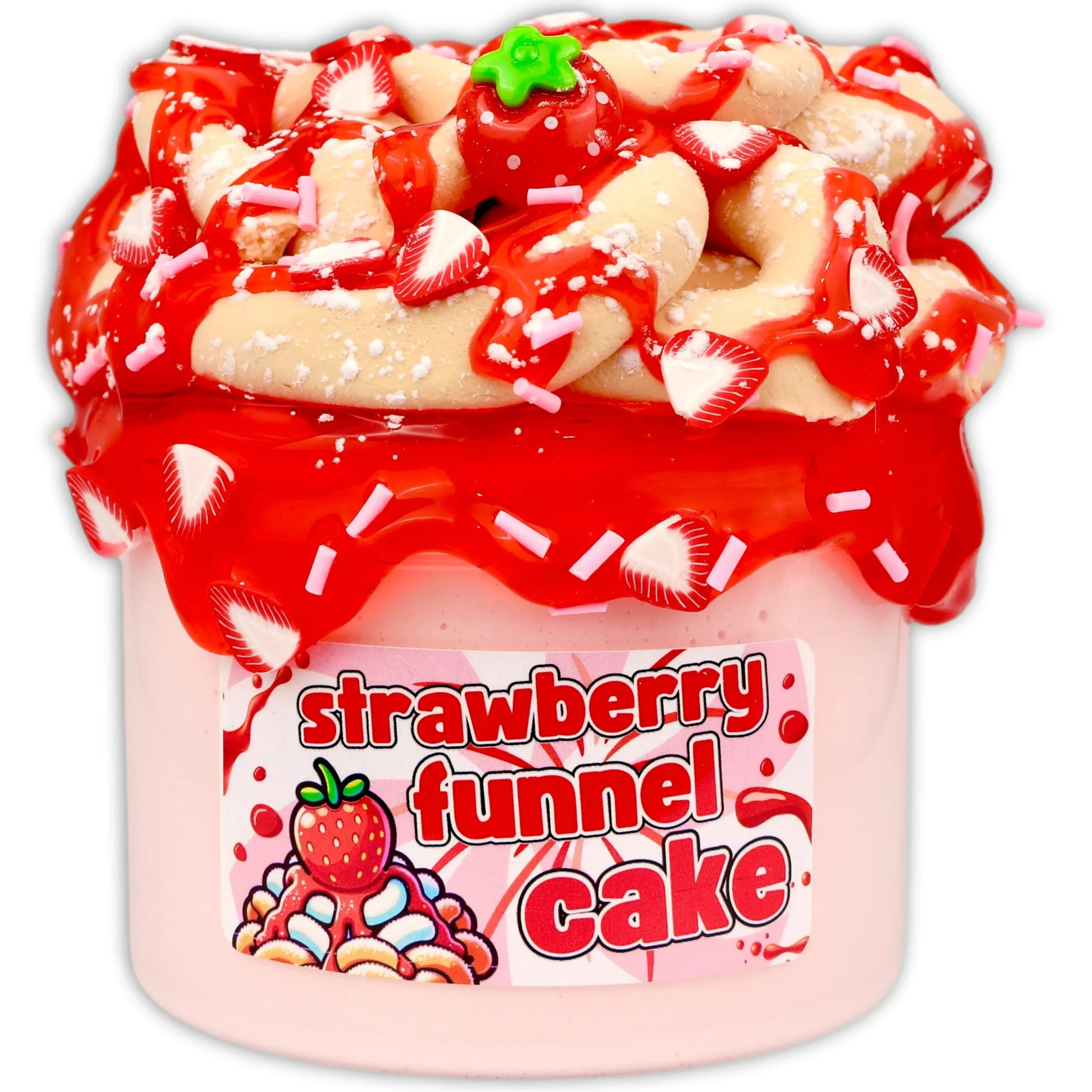 Strawberry Funnel Cake