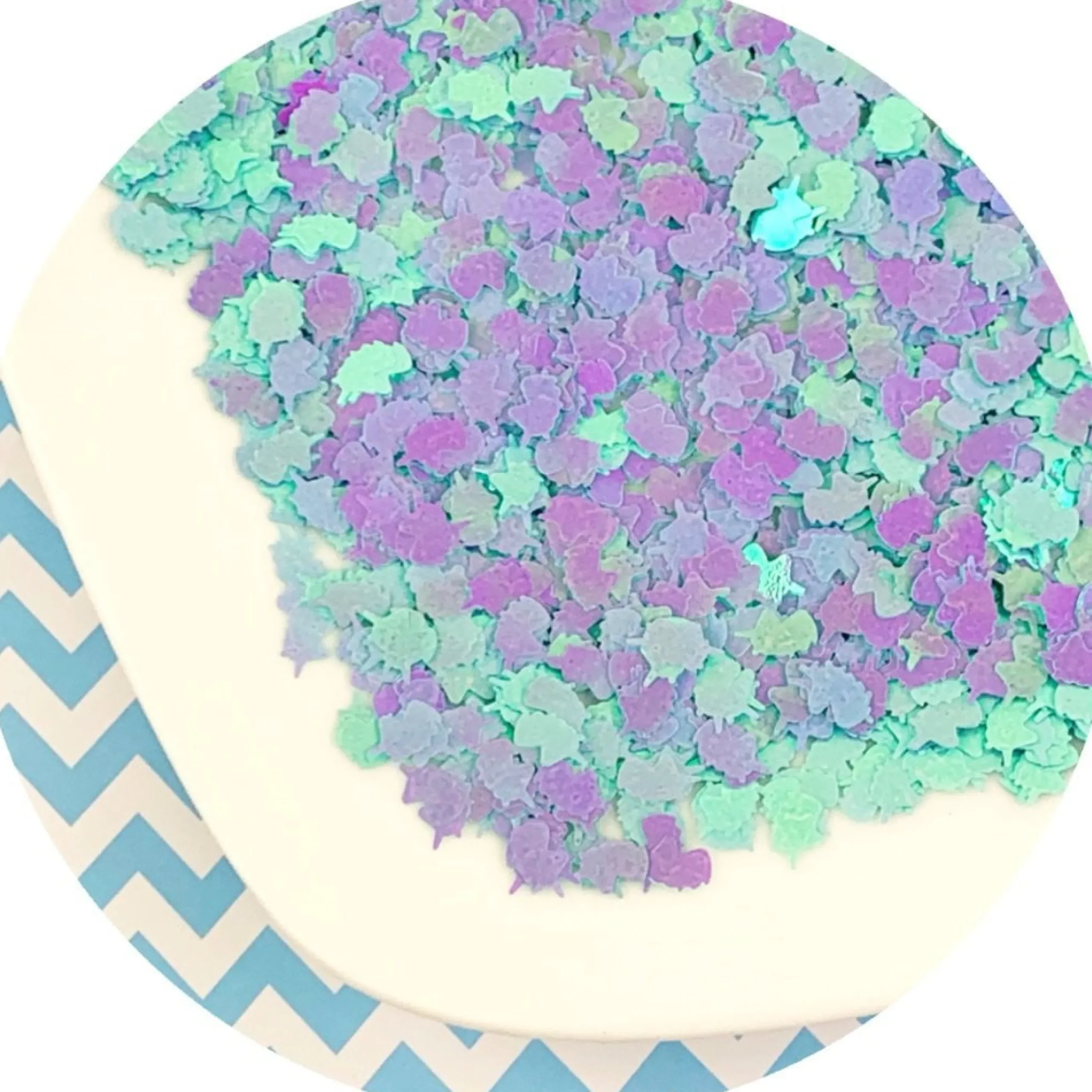Turquoise Holographic Unicorns
