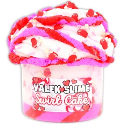 Valenslime Swirl Cake