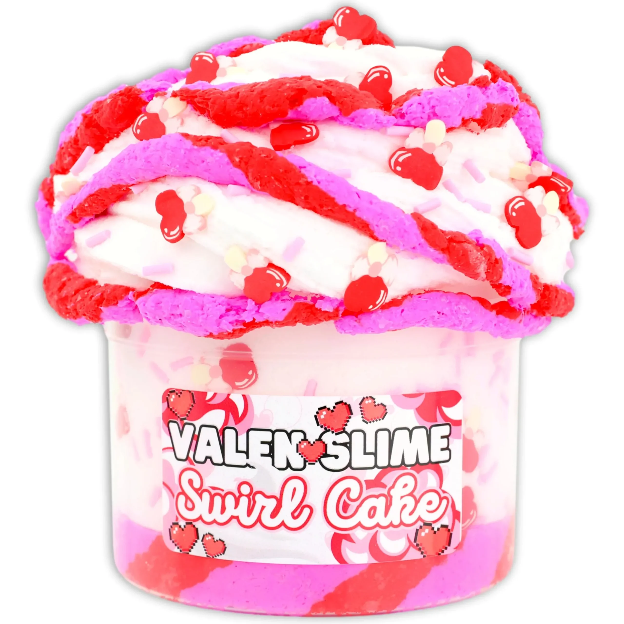 Valenslime Swirl Cake