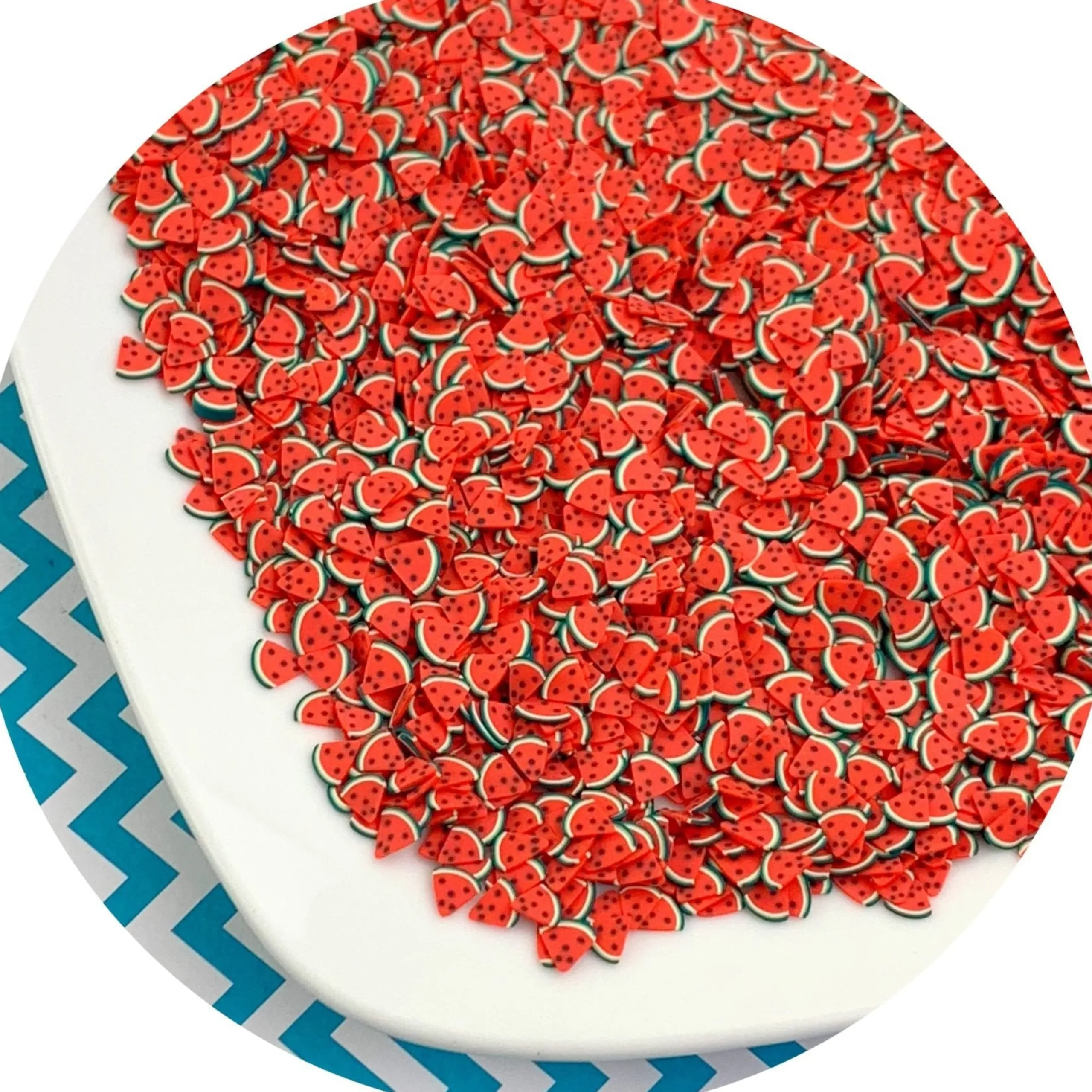Watermelon Fimo Slices