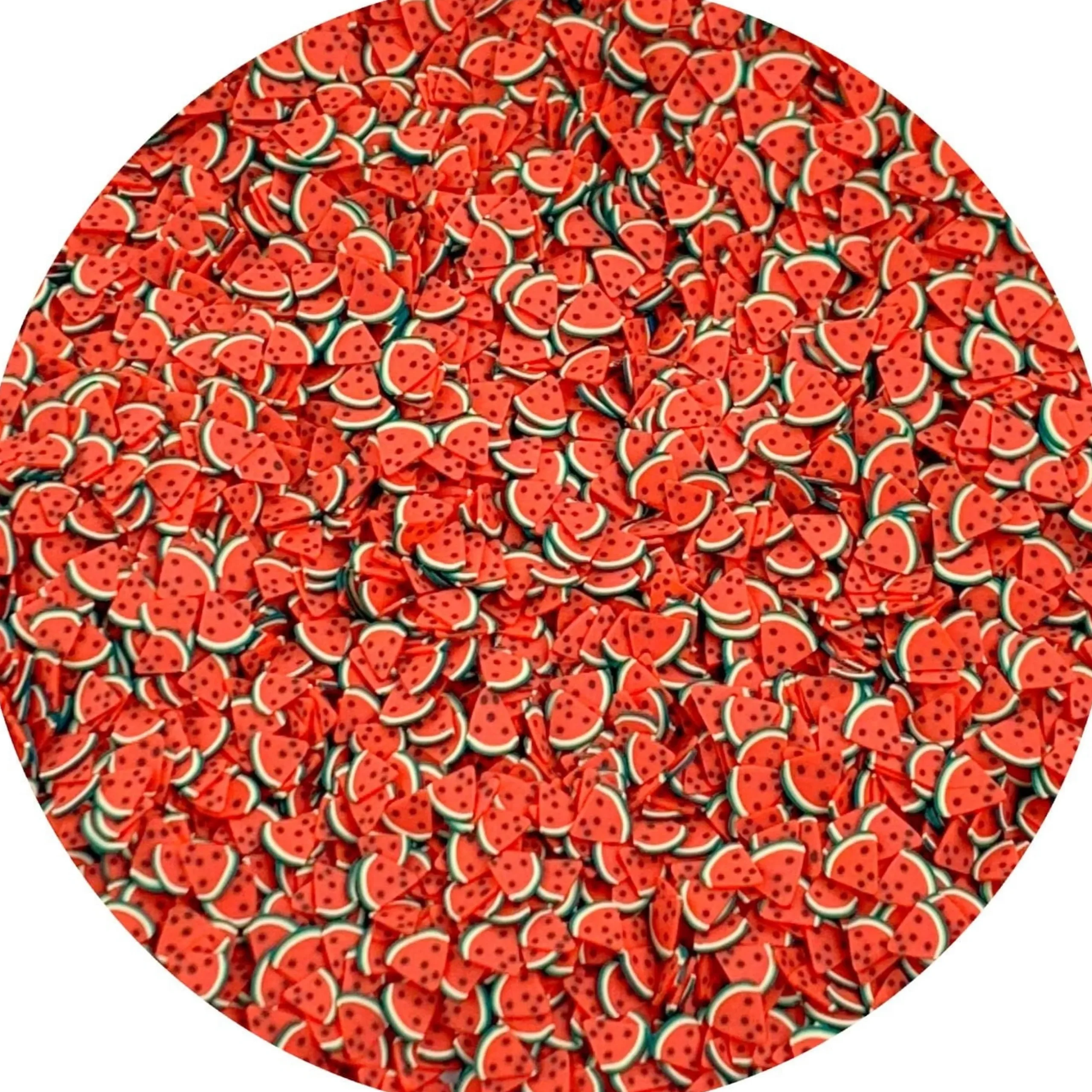 Watermelon Fimo Slices
